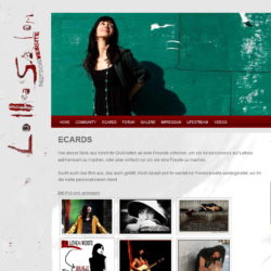 die deutsche Website der Singer-/ Songwriterin Luthea Salom