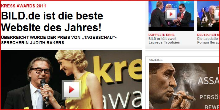 bild.de Website des Jahres